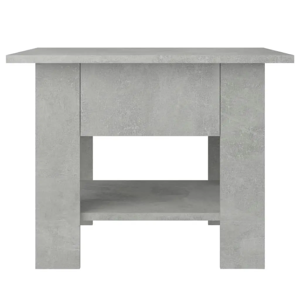 Coffee Table Concrete Grey 55x55x42 cm Engineered Wood 810266