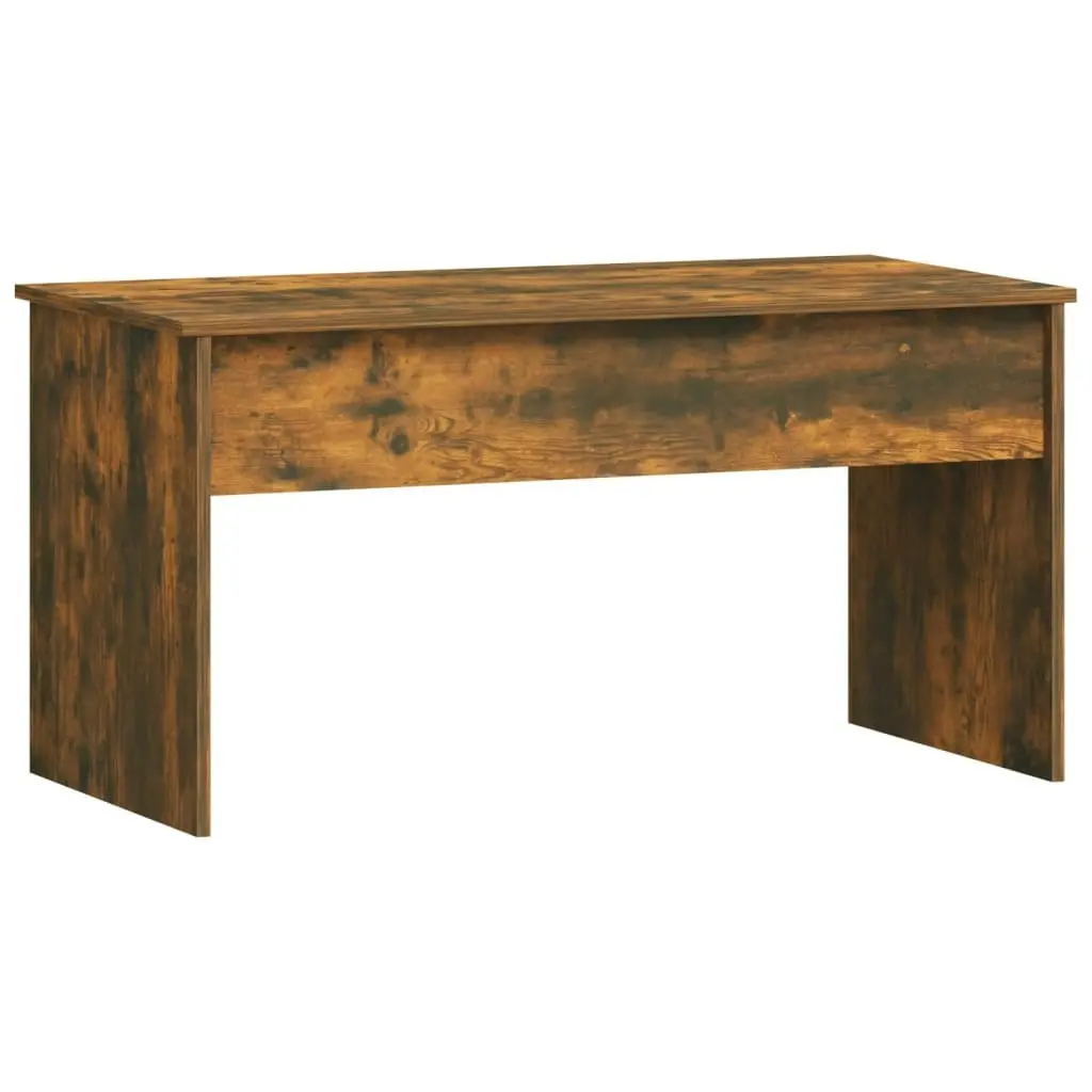 Coffee Table Smoked Oak 102x50.5x52.5 cm Engineered Wood 819284