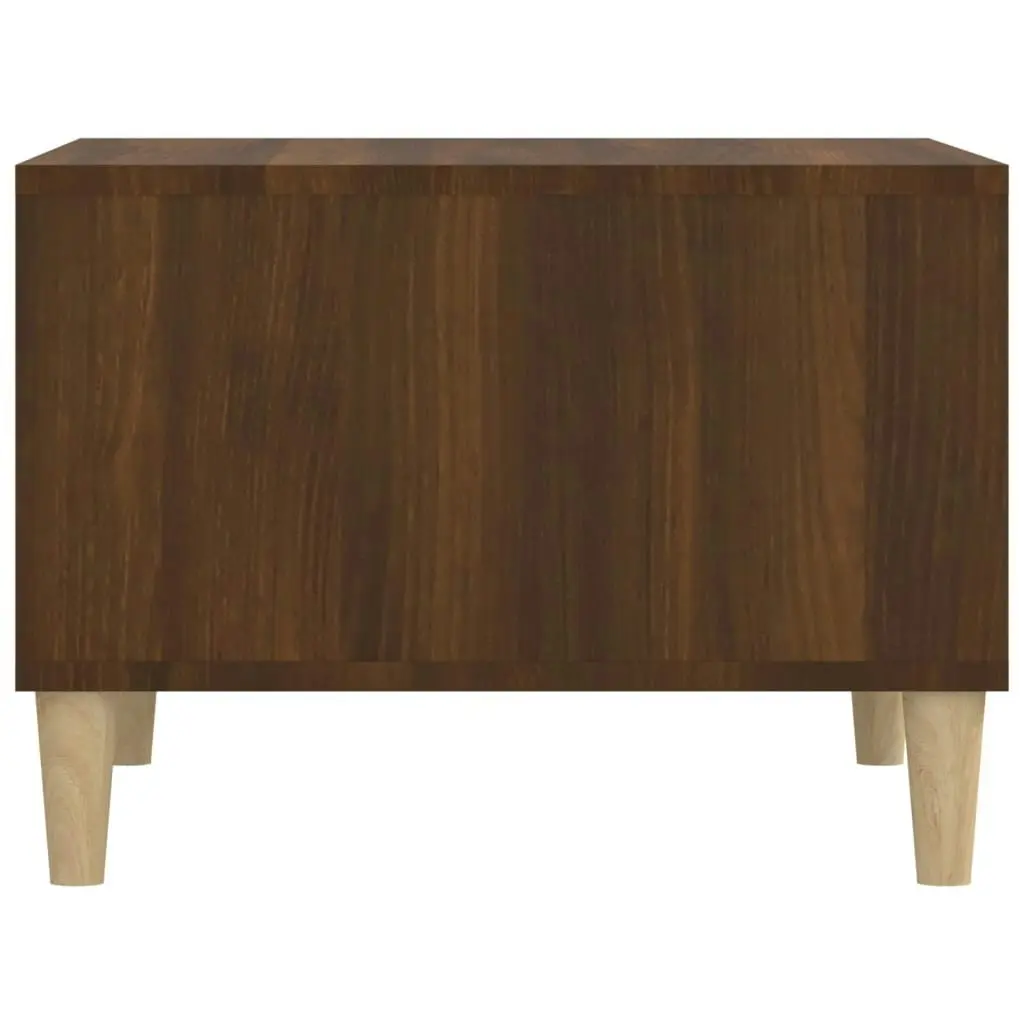 Coffee Table Brown Oak 60x50x36.5 cm Engineered Wood 821035