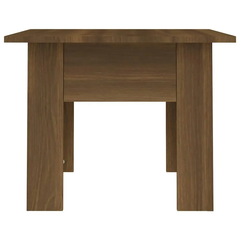 Coffee Table Brown Oak 55x55x42 cm Engineered Wood 813070