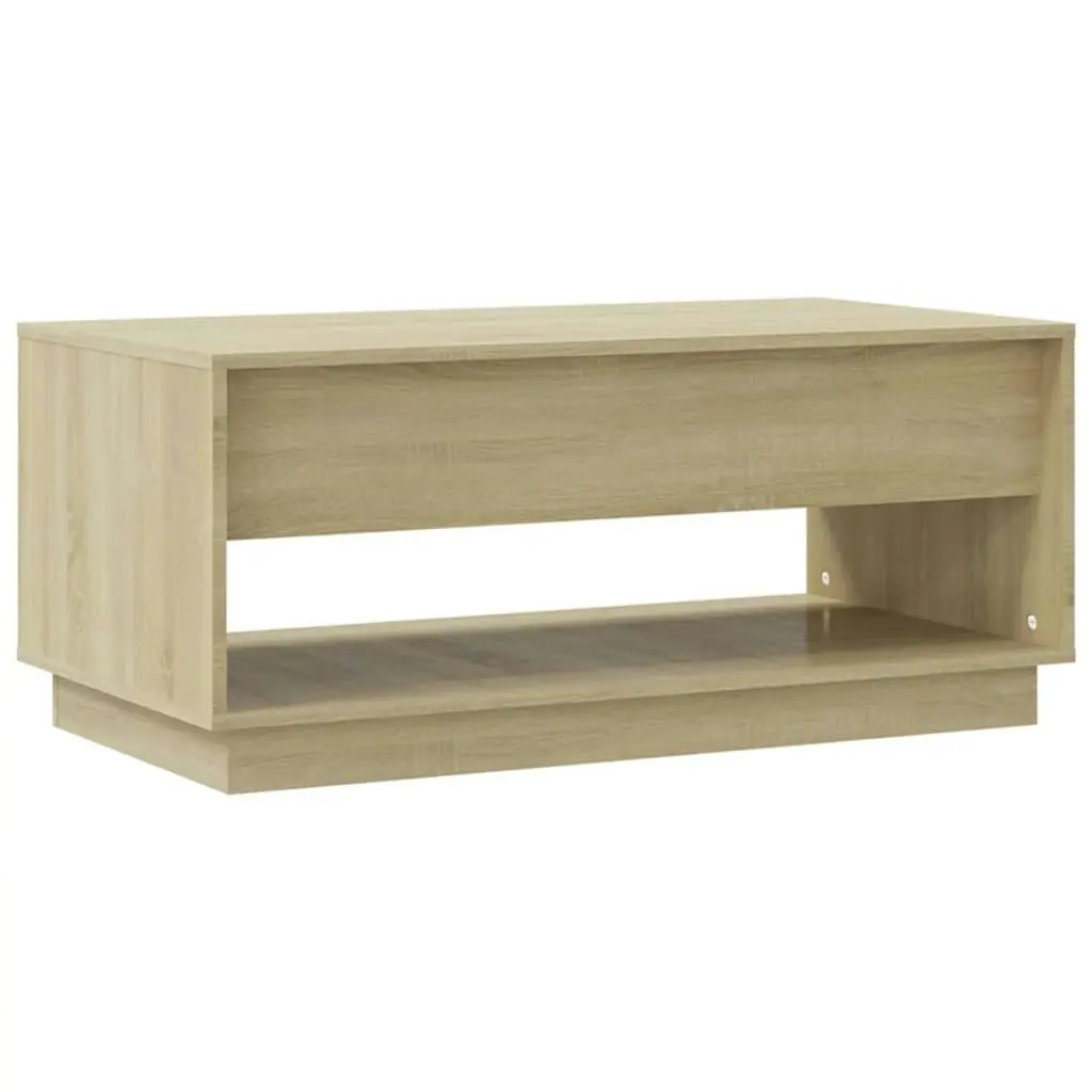 Coffee Table Sonoma Oak 102.5x55x44 cm Engineered Wood 809506