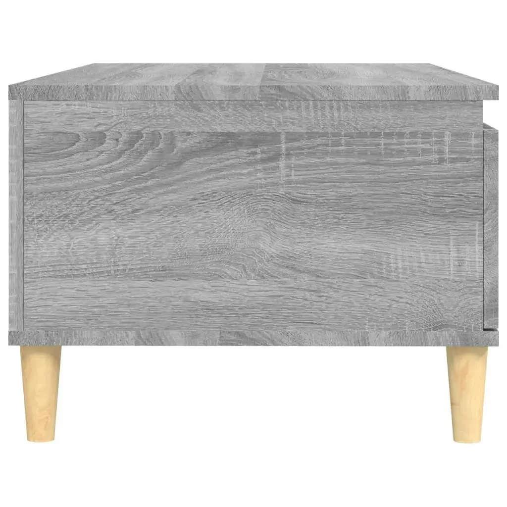 Coffee Table Grey Sonoma 90x50x36.5 cm Engineered Wood 821050