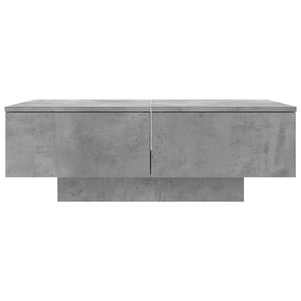 Coffee Table Concrete Grey 90x60x31 cm Engineered Wood 804179