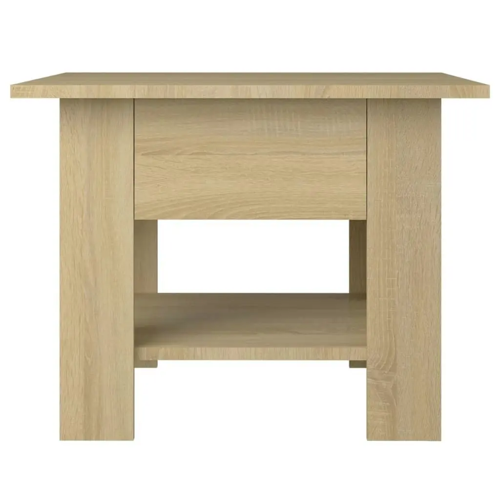 Coffee Table Sonoma Oak 55x55x42 cm Engineered Wood 810265