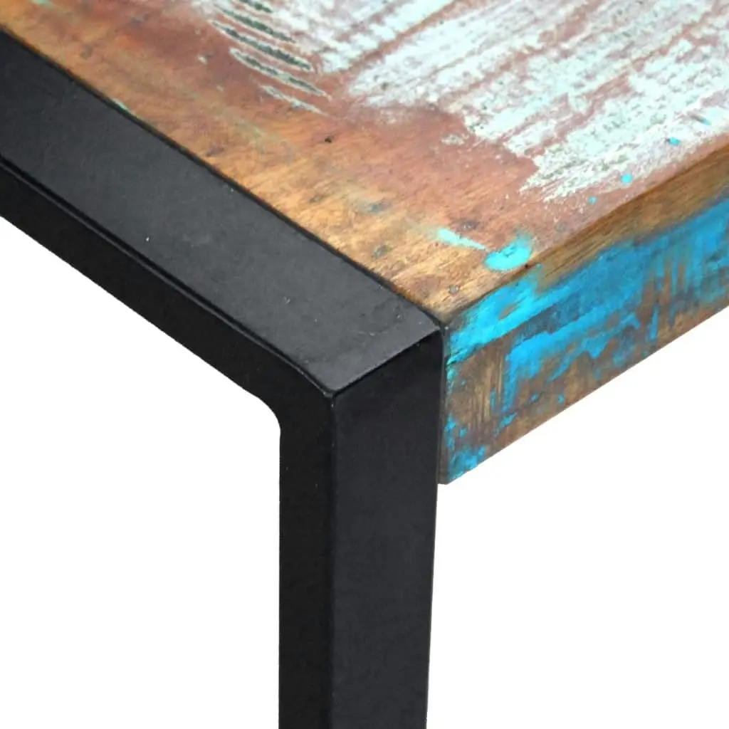 Coffee Table Solid Reclaimed Wood 80x80x40 cm 243295