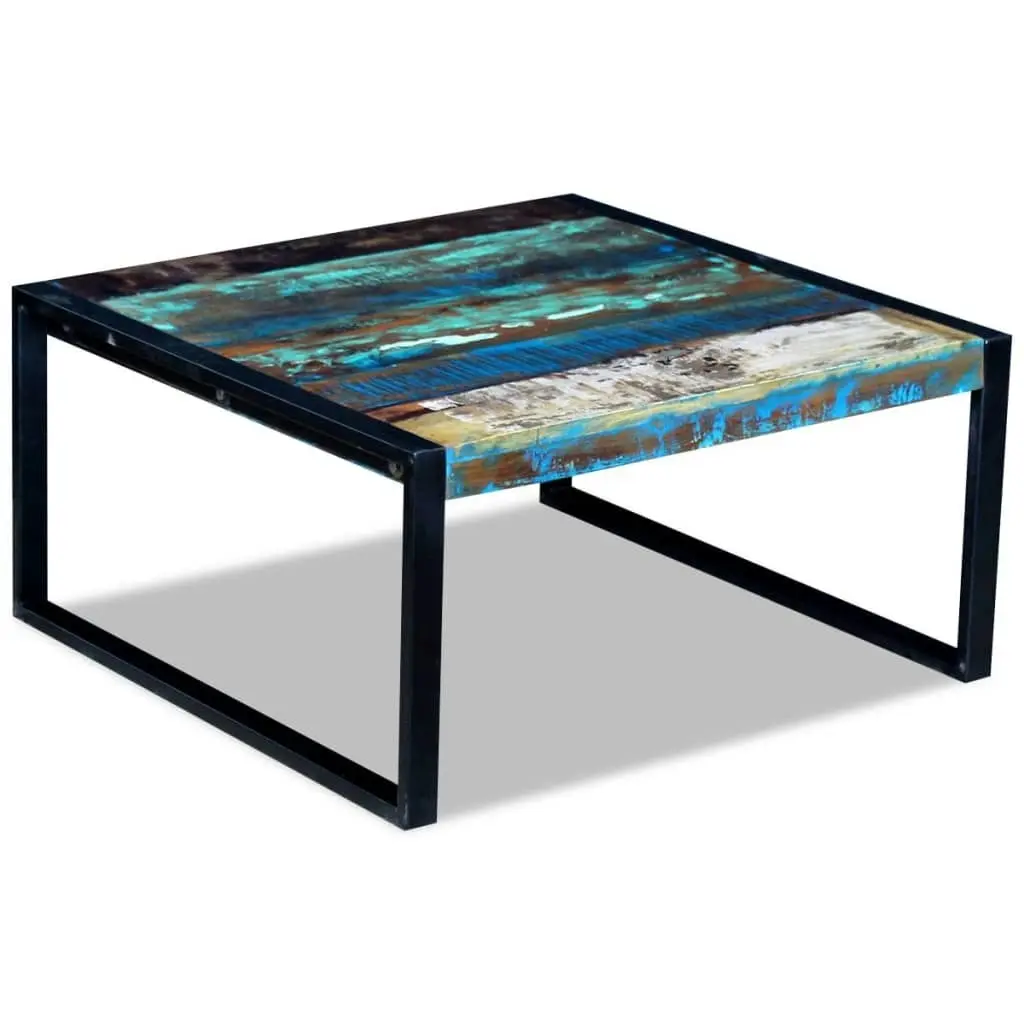 Coffee Table Solid Reclaimed Wood 80x80x40 cm 243295