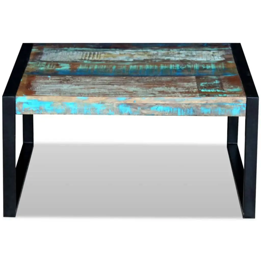 Coffee Table Solid Reclaimed Wood 80x80x40 cm 243295