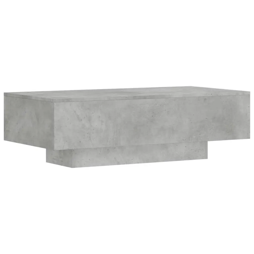 Coffee Table Concrete Grey 100x49.5x31 cm Engineered Wood 833891