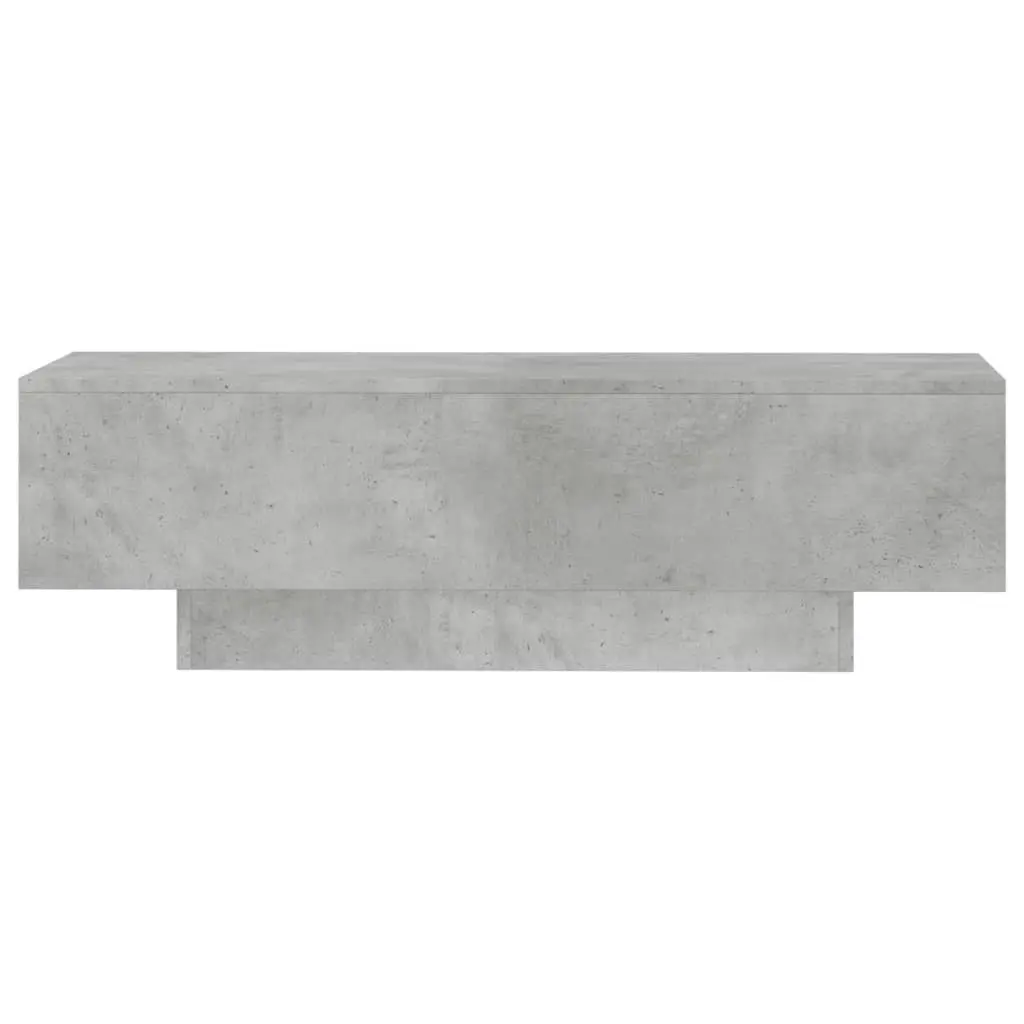 Coffee Table Concrete Grey 100x49.5x31 cm Engineered Wood 833891