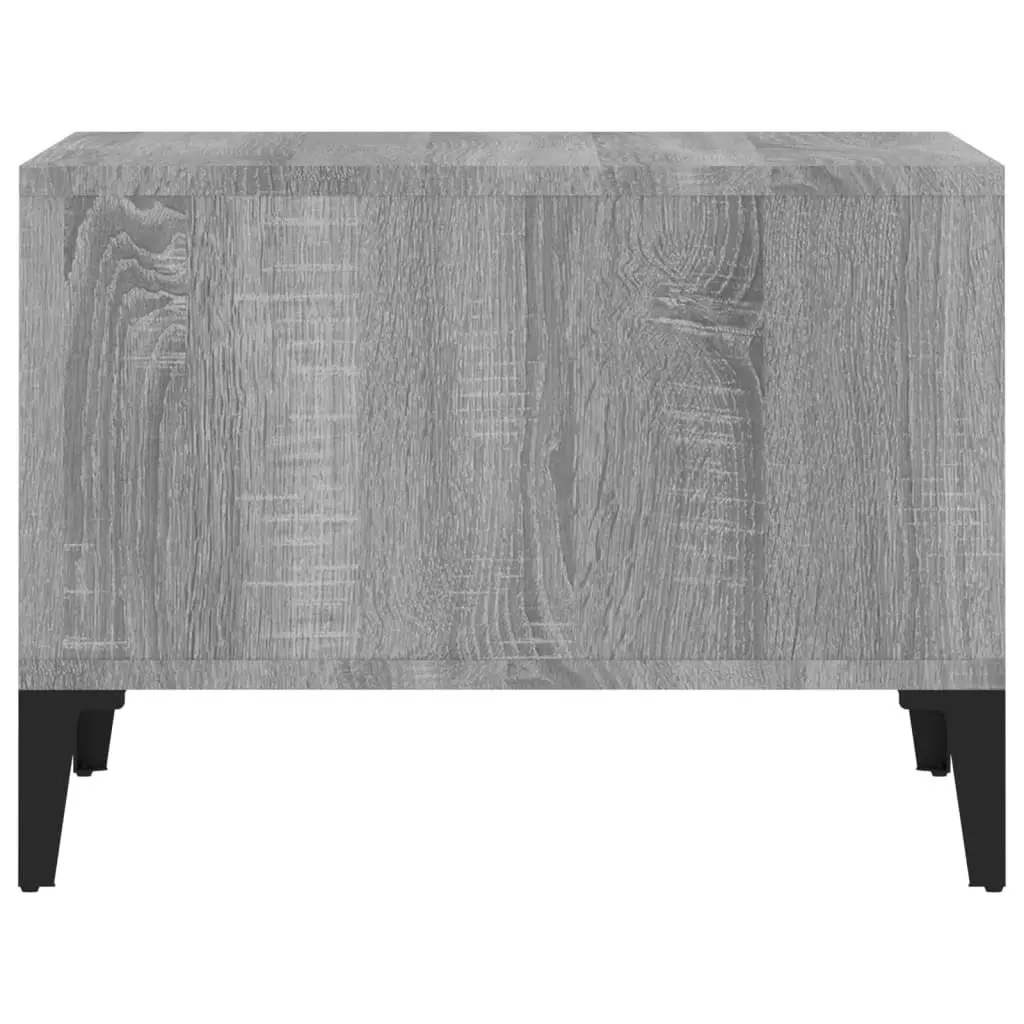 Coffee Table Grey Sonoma 60x50x36.5 cm Engineered Wood 821042