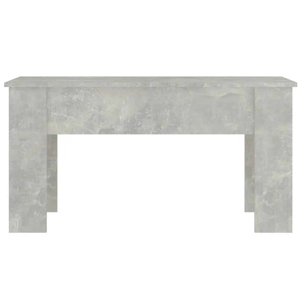 Coffee Table Concrete Grey 101x49x52 cm Engineered Wood 809687