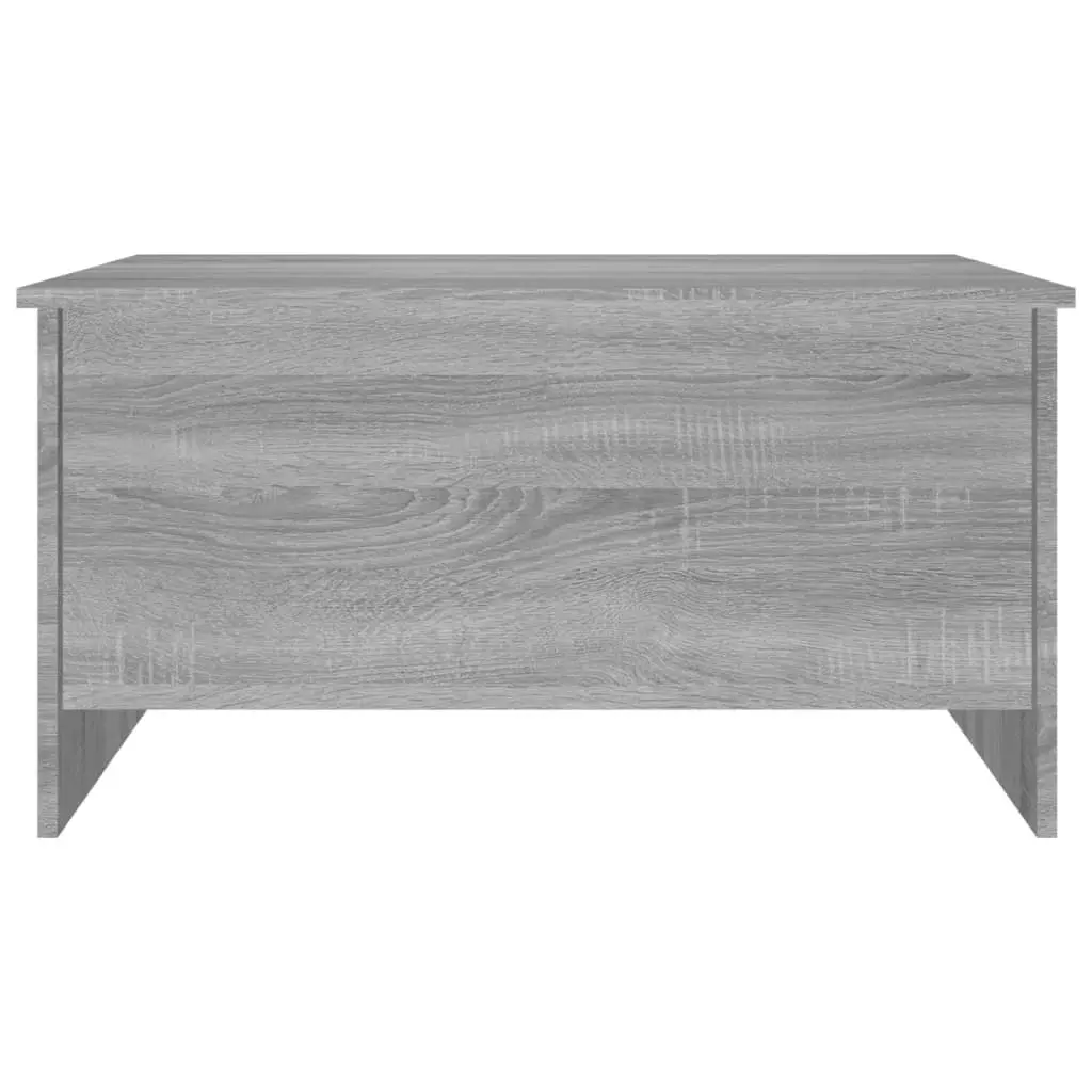 Coffee Table Grey Sonoma 80x55.5x41.5 cm Engineered Wood 819270