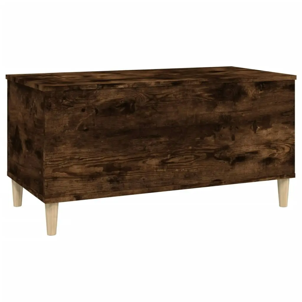 Coffee Table Smoked Oak 90x44.5x45 cm Engineered Wood 819585