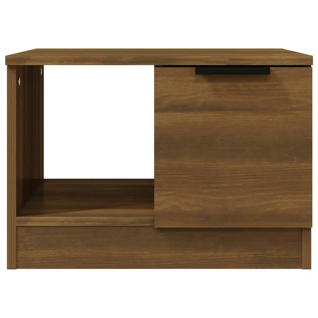 Coffee Table Brown Oak 50x50x36 cm Engineered Wood 817077