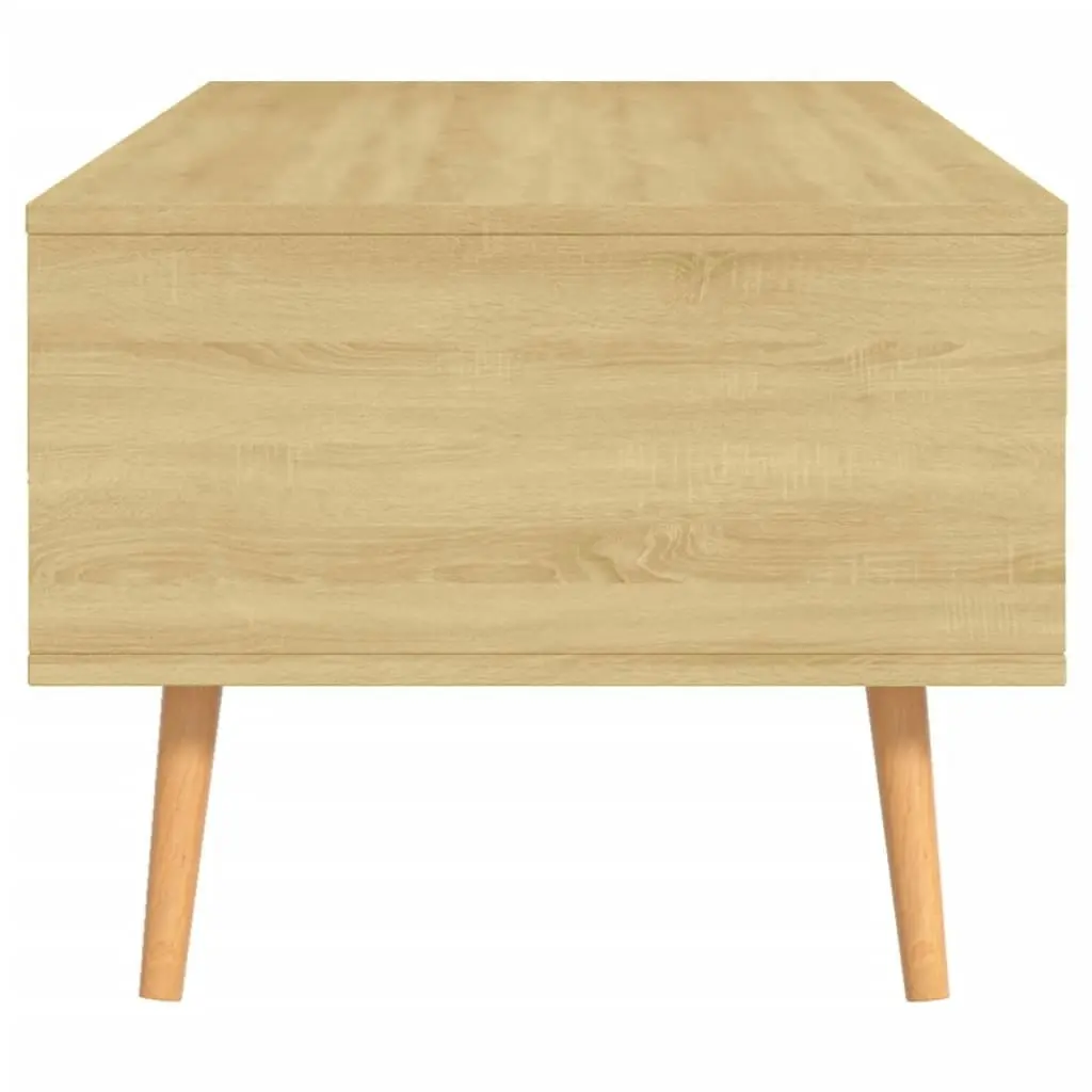 Coffee Table Sonoma Oak 100x49.5x43 cm Engineered Wood 326789