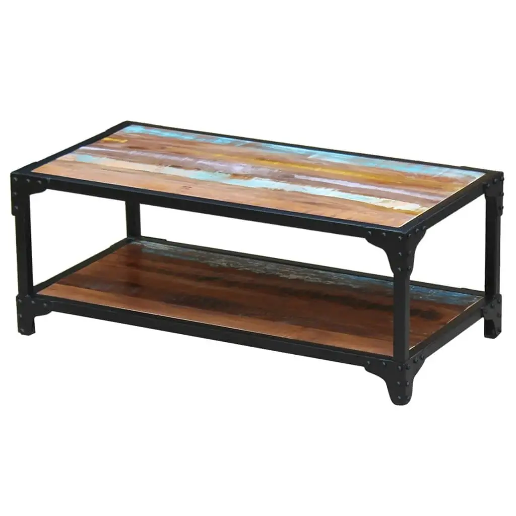 Coffee Table Solid Reclaimed Wood 243272