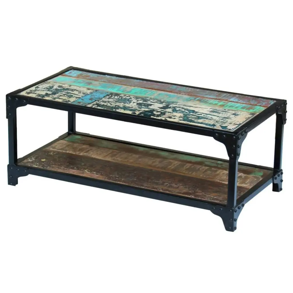 Coffee Table Solid Reclaimed Wood 243272