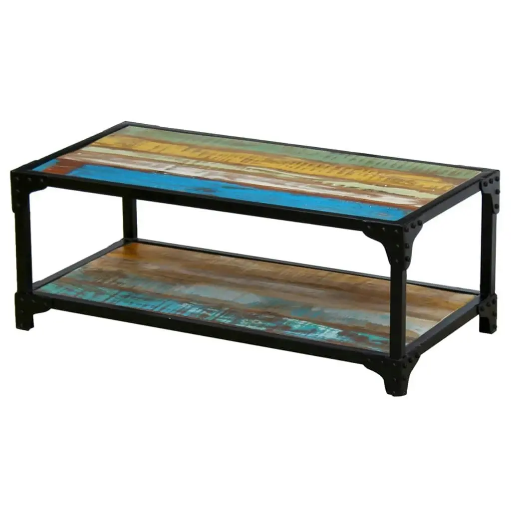 Coffee Table Solid Reclaimed Wood 243272