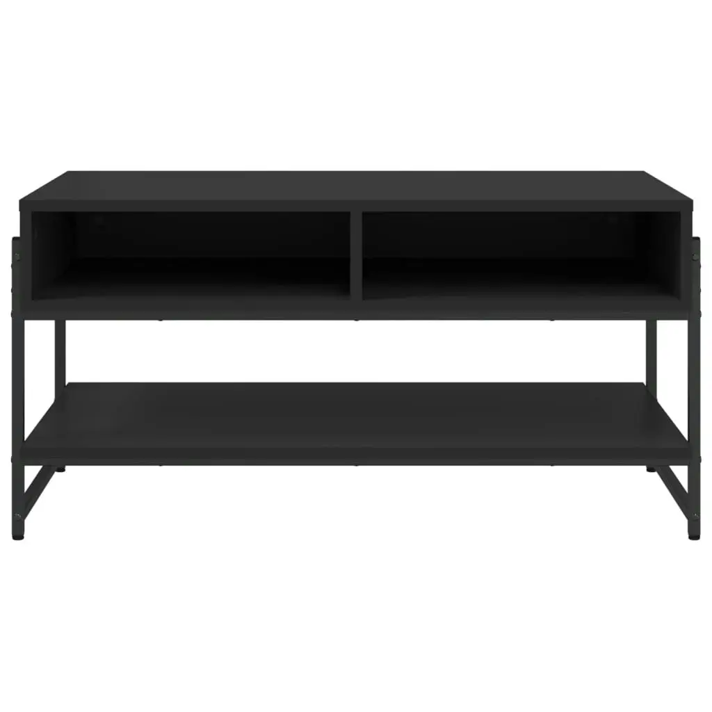 Coffee Table Black 90x50x45 cm Engineered Wood 838968