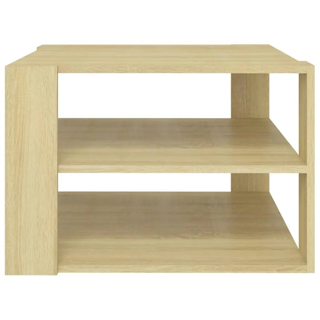 Coffee Table Sonoma Oak 60x60x40 cm Engineered Wood 806322