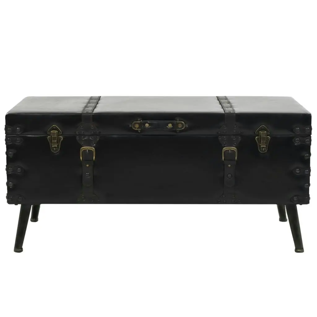 Coffee Table MDF and Steel 102x51x48 cm 245760