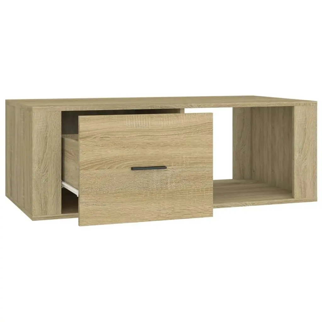 Coffee Table Sonoma Oak 100x50.5x35 cm Engineered Wood 816539