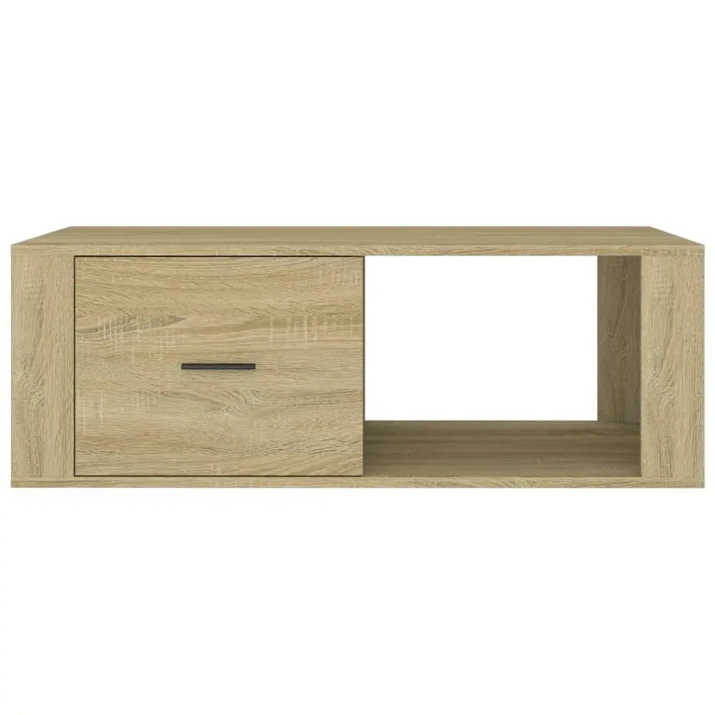 Coffee Table Sonoma Oak 100x50.5x35 cm Engineered Wood 816539