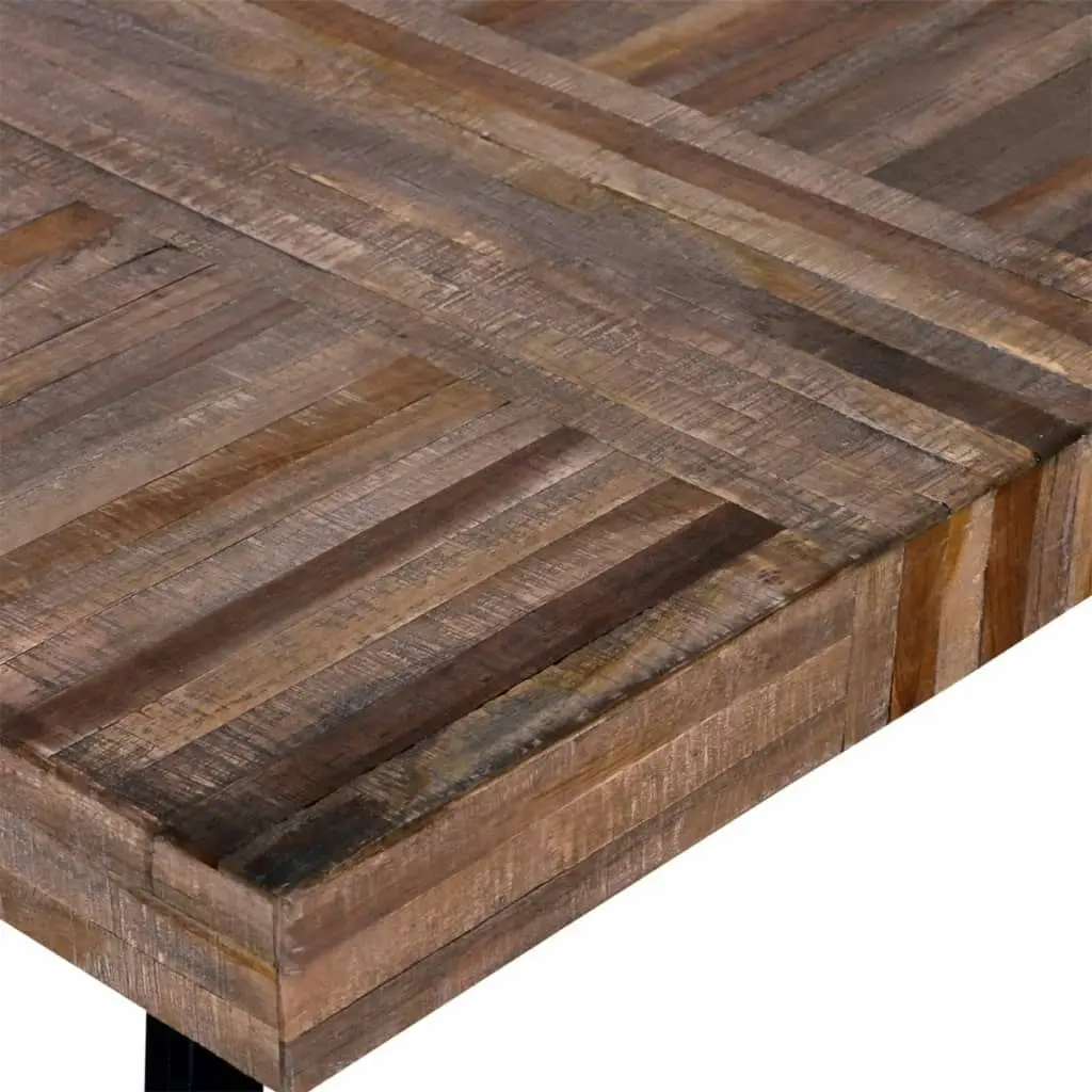 Coffee Table Square Reclaimed Teak Wood 241706