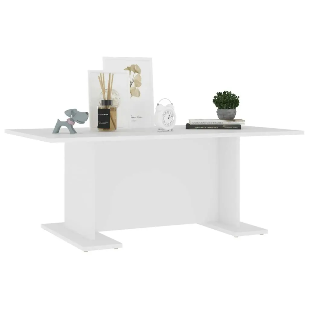 Coffee Table White 103.5x60x40 cm Engineered Wood 806840