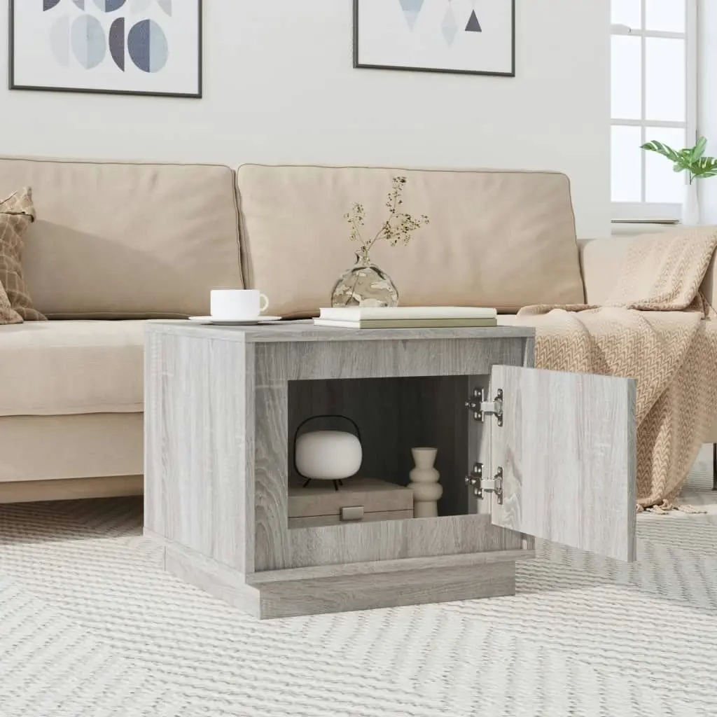 Coffee Table Grey Sonoma 51x50x44 cm Engineered Wood 819874