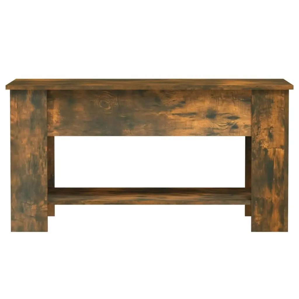 Coffee Table Smoked Oak 101x49x52 cm Engineered Wood 819272