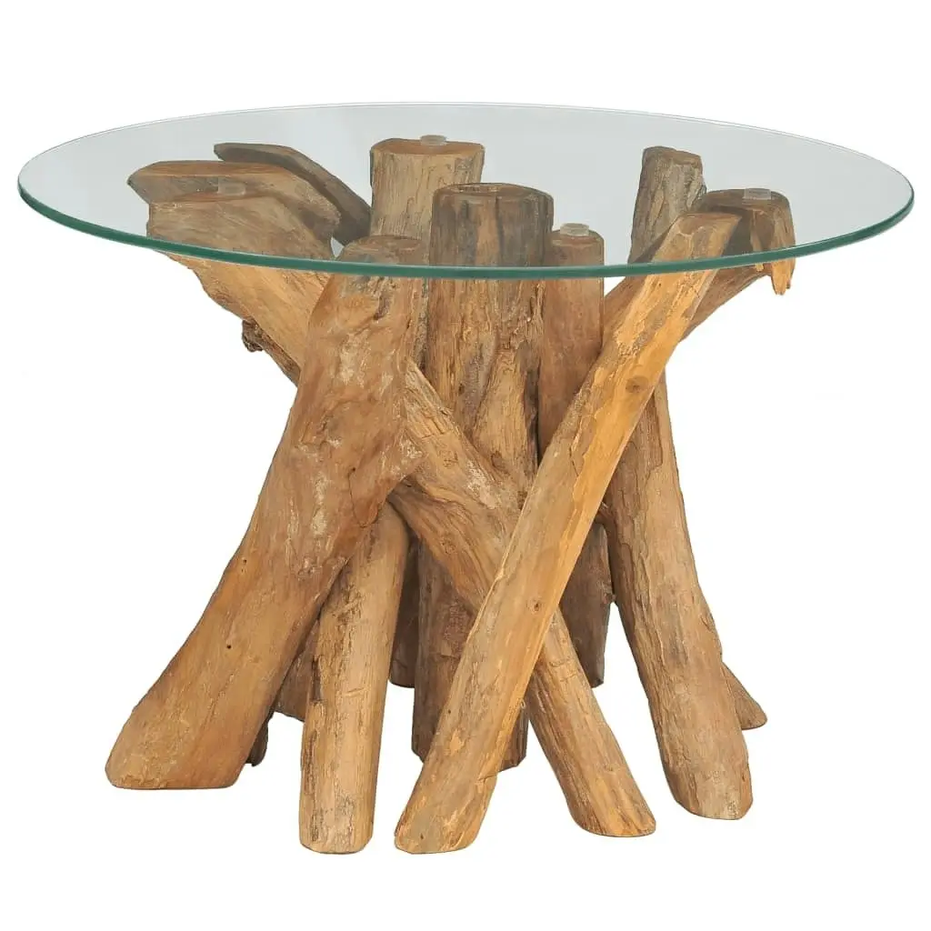 Coffee Table Solid Teak 60 cm 243473