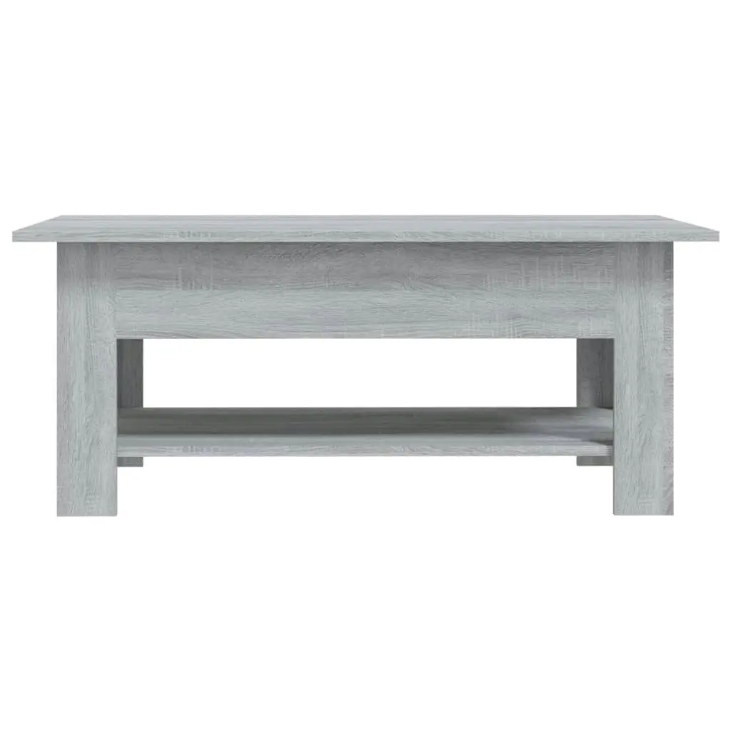 Coffee Table Grey Sonoma 102x55x42 cm Engineered Wood 813075