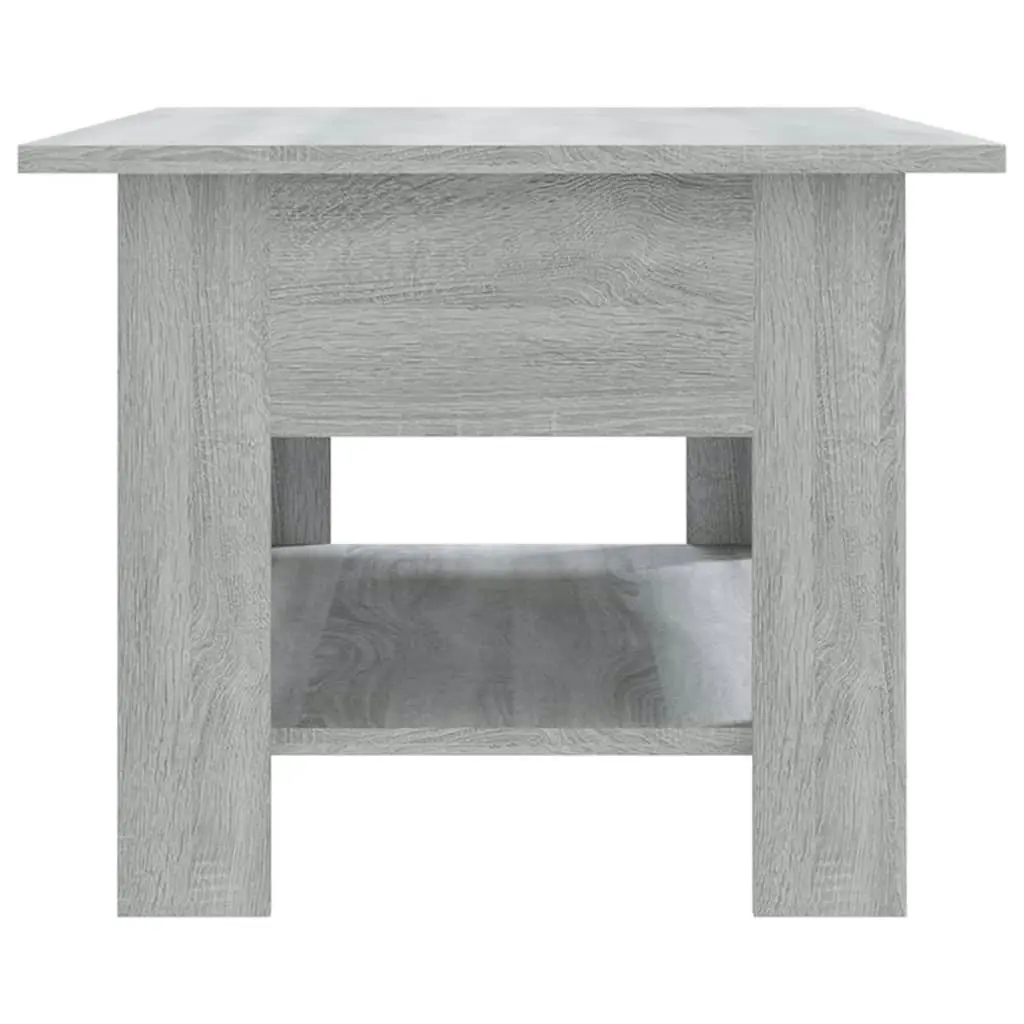 Coffee Table Grey Sonoma 102x55x42 cm Engineered Wood 813075