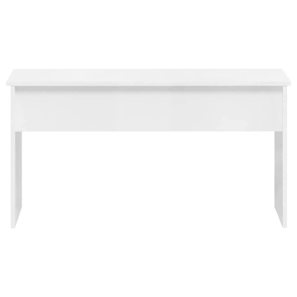 Coffee Table High Gloss White 102x50.5x52.5 cm Engineered Wood 809635