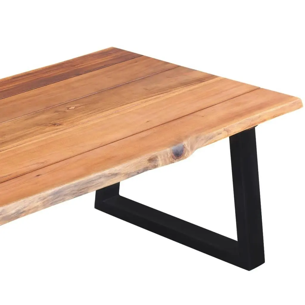 Coffee Table Solid Acacia Wood 110x60x40 cm 244996