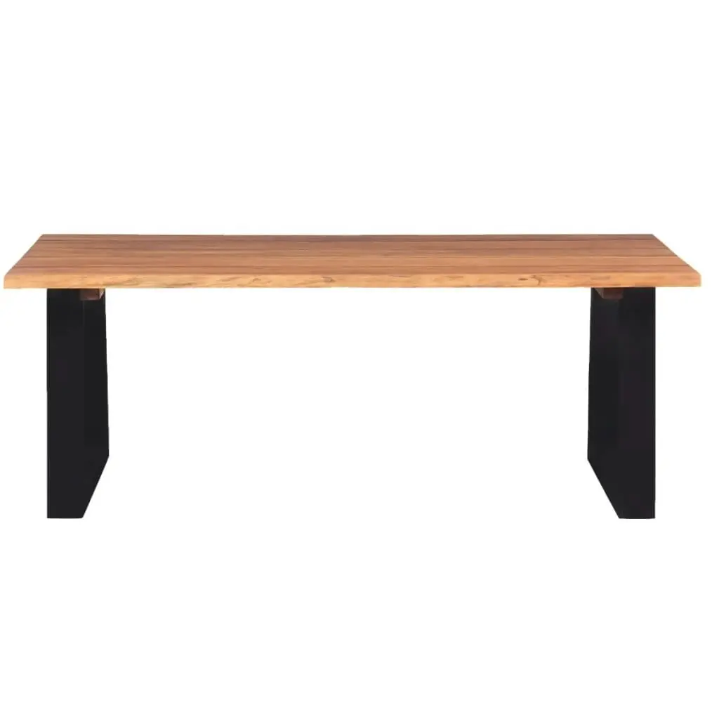 Coffee Table Solid Acacia Wood 110x60x40 cm 244996