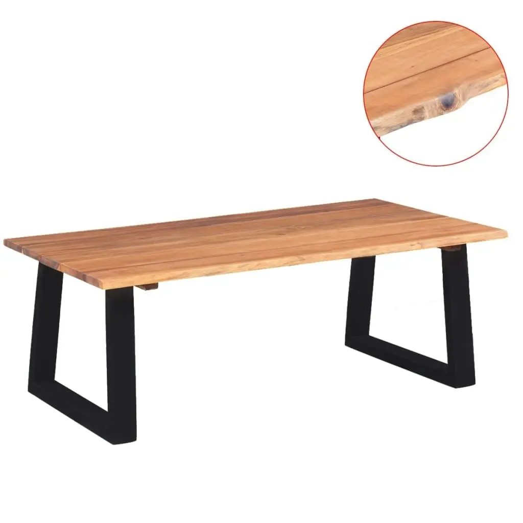 Coffee Table Solid Acacia Wood 110x60x40 cm 244996