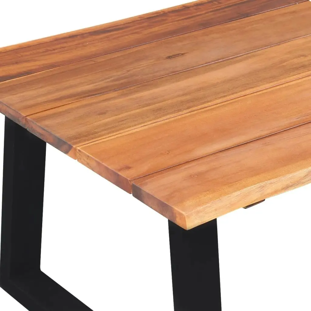 Coffee Table Solid Acacia Wood 110x60x40 cm 244996