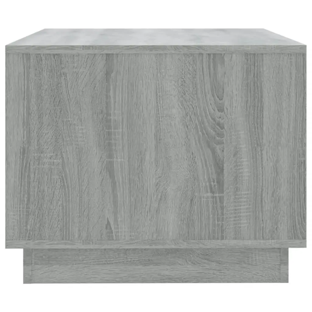 Coffee Table Grey Sonoma 102.5x55x44 cm Engineered Wood 812979