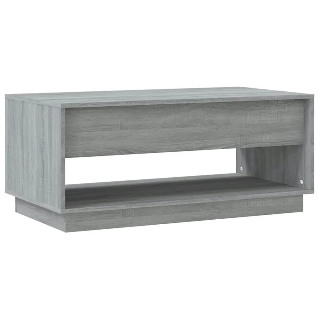 Coffee Table Grey Sonoma 102.5x55x44 cm Engineered Wood 812979