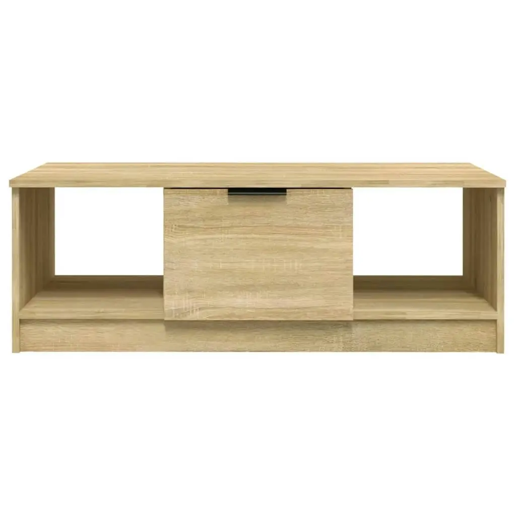 Coffee Table Sonoma Oak 102x50x36 cm Engineered Wood 811352