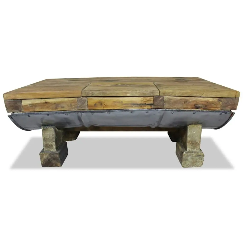 Coffee Table Solid Reclaimed Wood 90x50x35 cm 244500