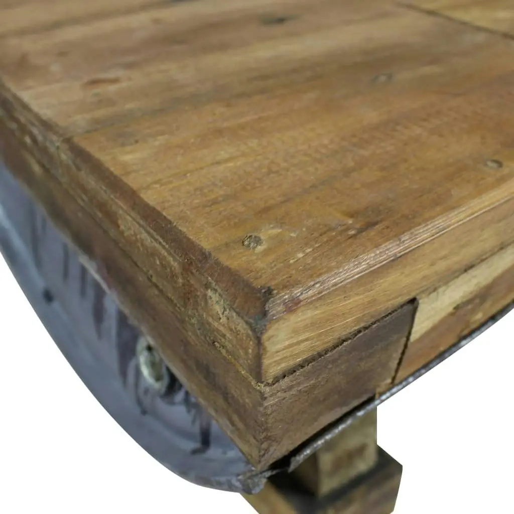 Coffee Table Solid Reclaimed Wood 90x50x35 cm 244500