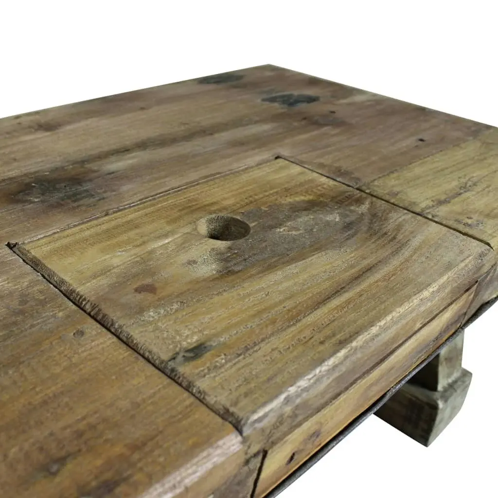 Coffee Table Solid Reclaimed Wood 90x50x35 cm 244500