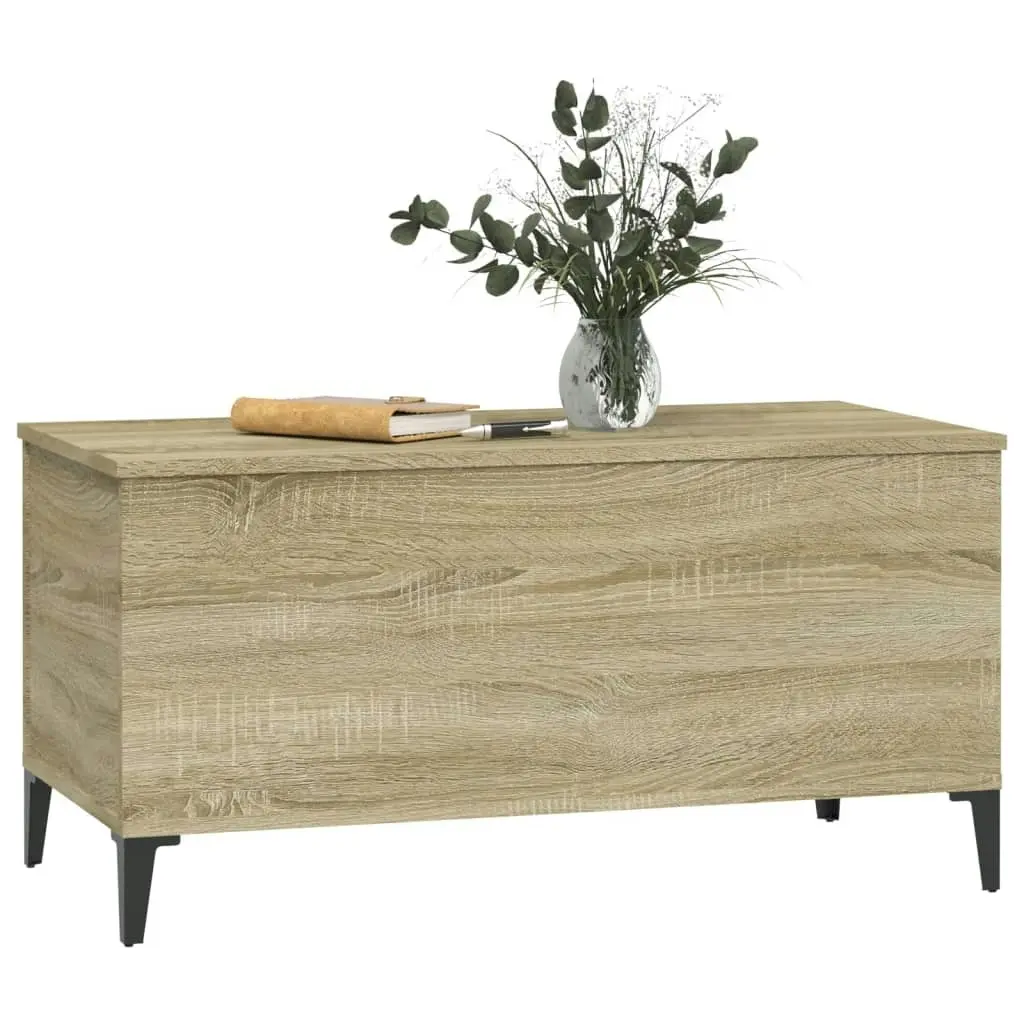 Coffee Table Sonoma Oak 90x44.5x45 cm Engineered Wood 819591