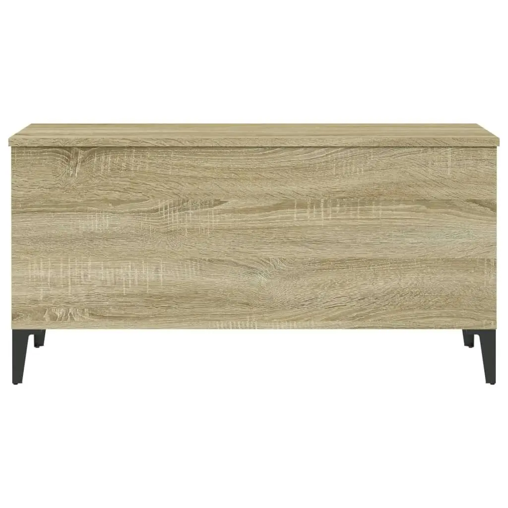 Coffee Table Sonoma Oak 90x44.5x45 cm Engineered Wood 819591