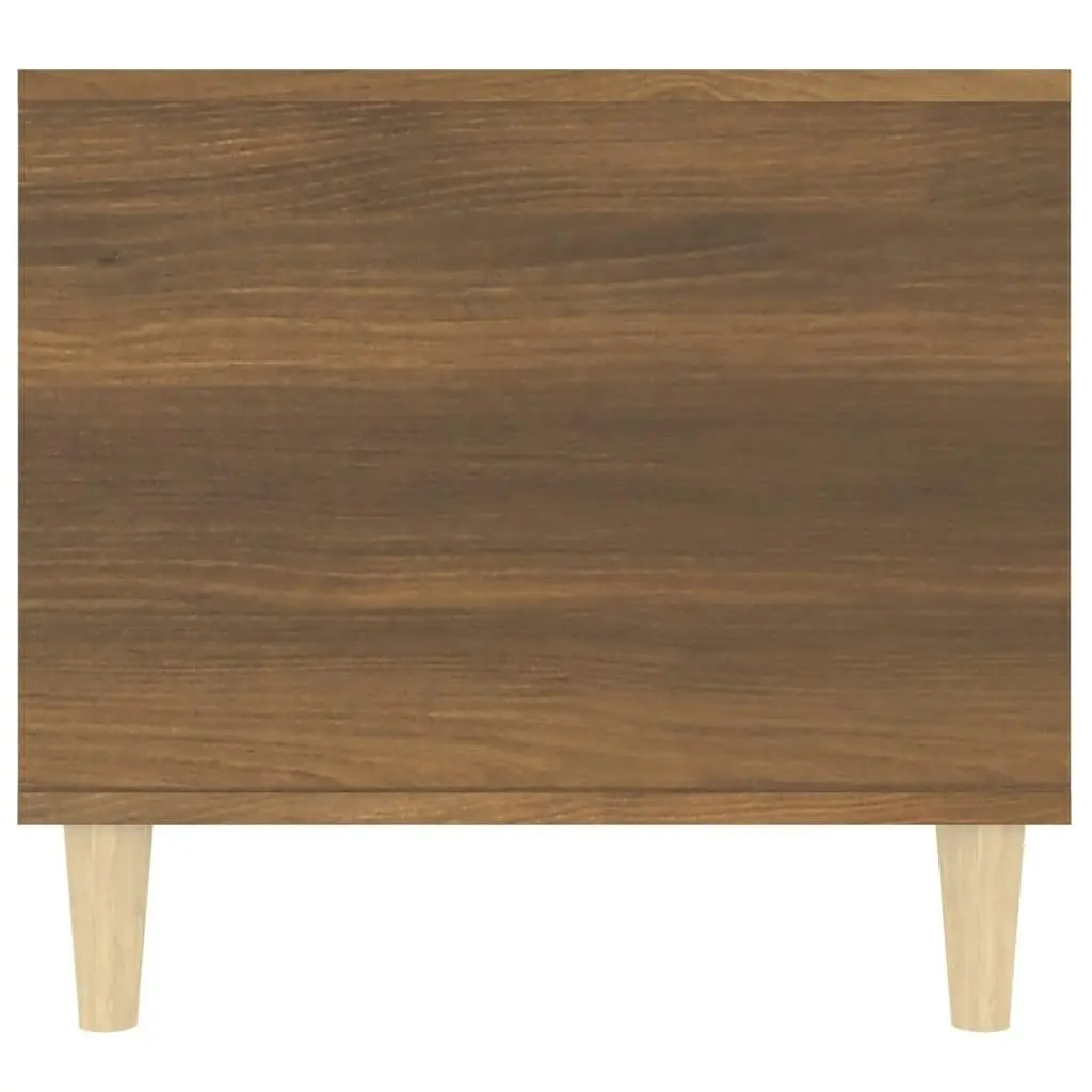 Coffee Table Brown Oak 90x49x45 cm Engineered Wood 819619