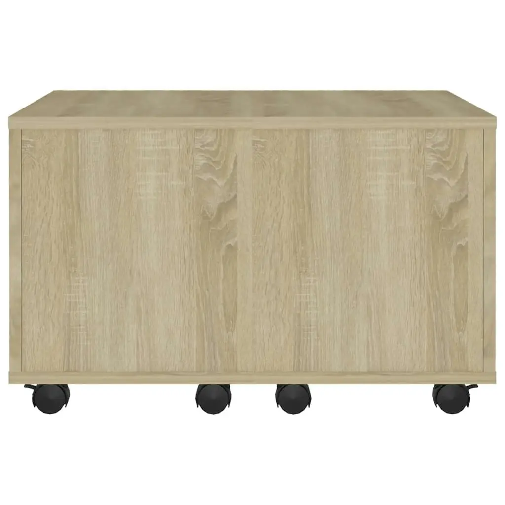 Coffee Table Sonoma Oak 60x60x38 cm Engineered Wood 806861