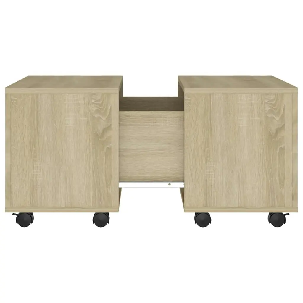 Coffee Table Sonoma Oak 60x60x38 cm Engineered Wood 806861